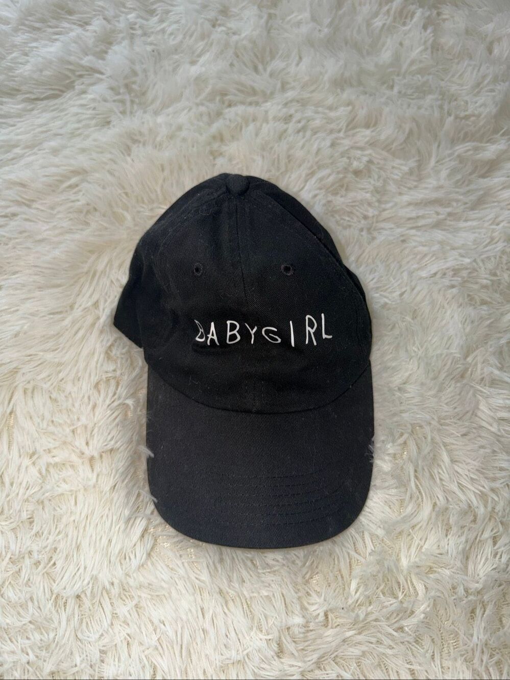 Babygirl black Baseball cap